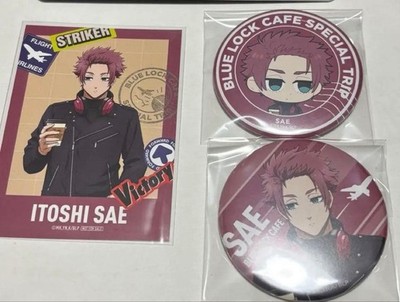 Blue Lock Cafe Trip Bonus Card Novelty Can Badge Sae Ito (Igashi)  LE/Brand: