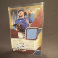 Topps Major League Material Shota Imanaga Autographed Relic /50 Cubs 2026