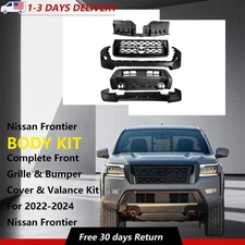 For 2022 2023 2024 Nissan Frontier Complete Bumper Cover Grille Set