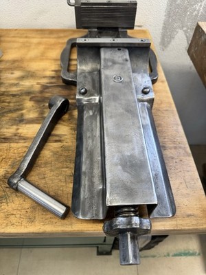  Heavy duty Maschinen Schraubstock BROCKHAUS made in Germany 40kg TOP ZUSTAND