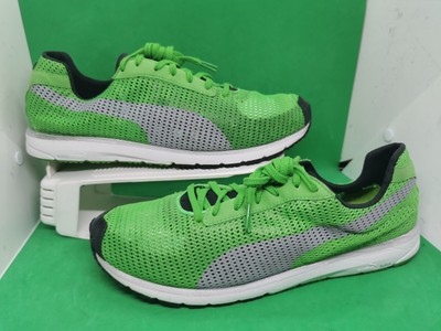 Rare Puma Mens Size 12 Faas 250 Green Shadow Athletic Running Shoes Sneakers