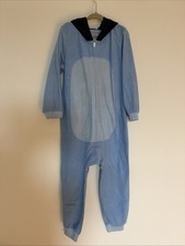 Bluey Kids XS 4/5 Dog Hooded Costume Jumpsuit Zip-Up Lounge Play Outfit