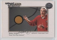 2001 Fleer Greats of the Game Feel the Game Hardwood Classics Bob Knight 1u6