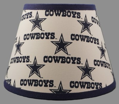 Dallas Cowboys NFL Blue White Fabric Lamp Shade Lampshade Handmade