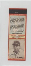 1937 Diamond Matchbooks Portraits U3-2 Billy Herman (Red Borders) HOF 0m8e