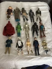 Vintage 1980s Star Wars Kenner Lot Of (15) Action Figures + 1 gun NO REPRO