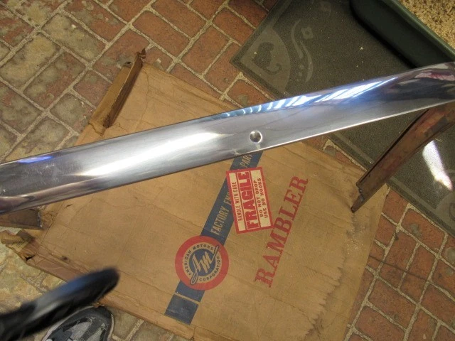 1963 1964 AMC RAMBLER EMBAIXADOR ASSENTO ENCOSTO MOLDAGEM NOS - Imagem 2 de 3