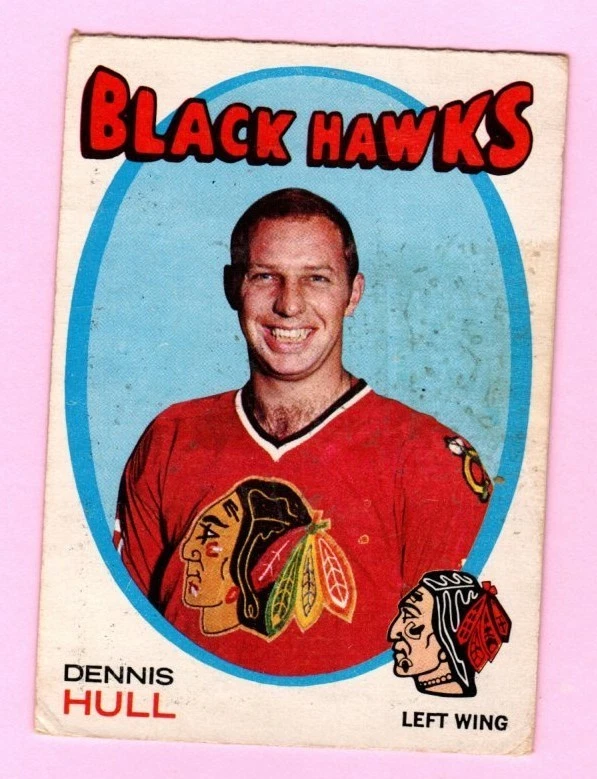 1971-72 O-Pee-Chee Hockey Dennis Hull #85 Chicago Blackhawks - See Pics