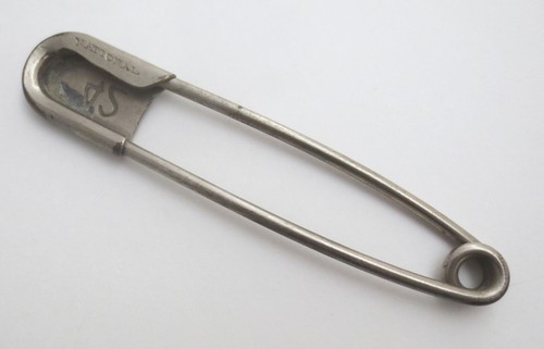 Vintage National Key Tag 5” Jumbo Safety Pin Horse Blanket Military Laundry #42 - Picture 3 of 5