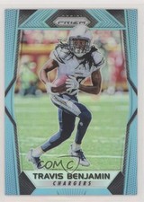 2017 Panini Prizm Light Blue Prizm 113/199 Travis Benjamin #199 p6d