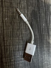 USB Type A To Headphone Jack White Adapter Cable For Headphones