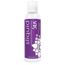 Silk Intimate Lubricant, Travel-Size - Hybrid Silicone & Water-Based Lube for...