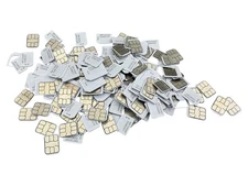 Lot Of 200 Used SIM Cards For Scrap Gold Recovery