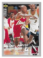1994-95 Collector's Choice Mookie Blaylock Silver Signature #90 Atlanta Hawks