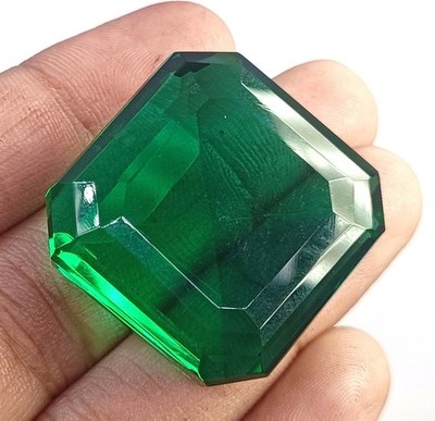 Assured Natural Green Emerald 72.60 Ct Emerald Shape IGL Certified Gemstone 6JHN