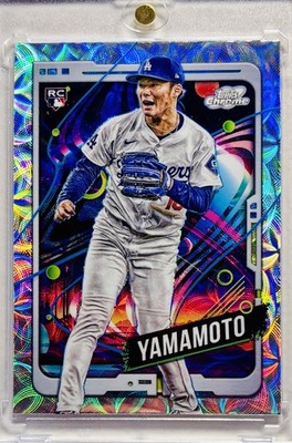 継ぎ目無し　4枚セット【Foil】カーノファージ/Carnophage　DCI 2024 Topps Cosmic Chrome #125 Yoshinobu Yamamoto Nucleus Refractor