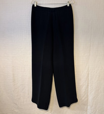 Giorgio Armani Womens Black Dress Pants Solid...