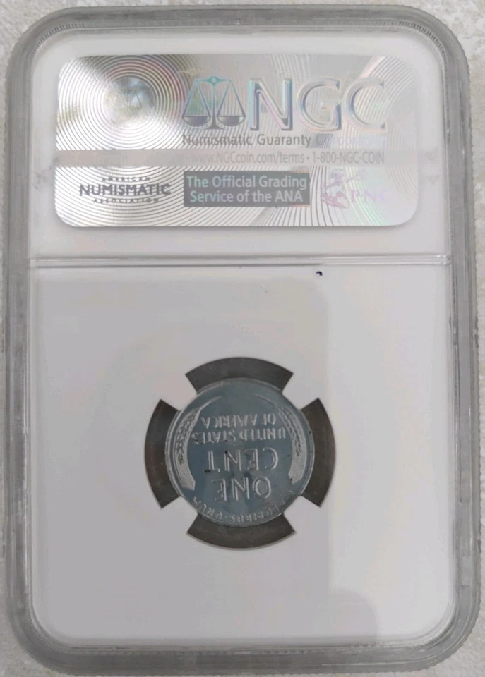 1943  Steel Wheat Penny                  Certified MS67 By NGC - Image 2 of 2
