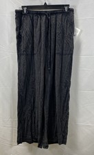 Splendid Vista Women's Washed Black Wide Leg High Rise Pants Size S NWT