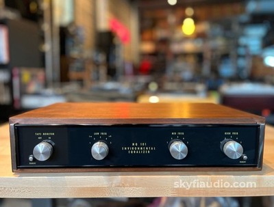 McIntosh MQ101 Vintage 3 Band Equalizer - W/ Wood Case + New Faceplate