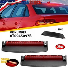 2Pcs Rear Center High Mount Stop Third Brake Light For 08-17 Audi A5 S5 Coupe
