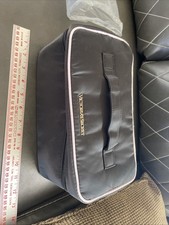 Victoria's Secret Satin Black  Pink Lingerie Travel Case NWOT 