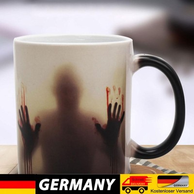 11oz Ceramic Color Changing Coffee Mug Walking Dead Morphing Mug for Men Women