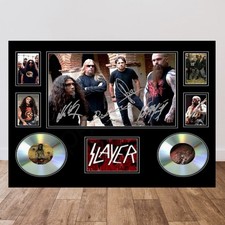 Slayer  Signed Limited Edition Memorabilia Print Autograph Photo Fan Gift