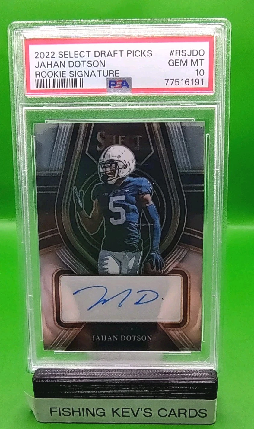 Jahan Dotson Panini Select Draft Picks Rookie Signatures #RSJDO Base