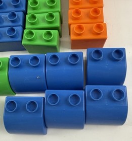 Lot of 35 Lego QUATRO Building Blocks Toddler PreSchool Large Chunky Bricks