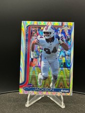 2025-26 Topps Chrome Football RAYWAVE REFRACTOR #358 Landon Jackson RC Bills NM
