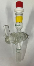 Chemglass AF-0509-A-01 AIRFREE Flushing Adapter 14/20 Joint 4mm Glass Stopcock