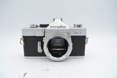 Minolta SR-1 Model V 35mm Film SLR Manual Focus Camera Body, Chrome