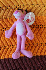 Pink Panther Plush 2006 Small 8" Kids MGM Stuffed Animal Toy w Owens Corning Tag