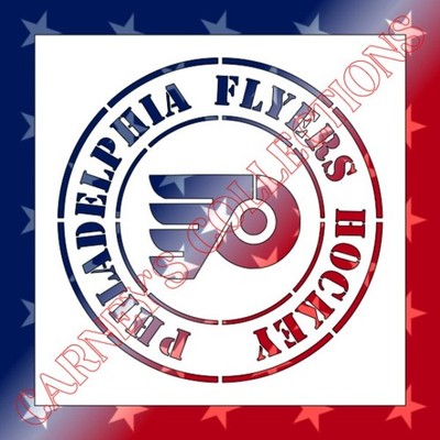 Clear Plastic Stencil - Hockey Flyers (SCA286) (4'', 6'' or 8'')