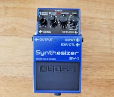 Boss SY-1 Guitar Synthesizer Effects Pedal | Open Box Polyphonic Guitar Bass