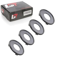 4x Radnabenkappe Nabendeckel Felgendeckel Schwarz ø 70mm für HONDA