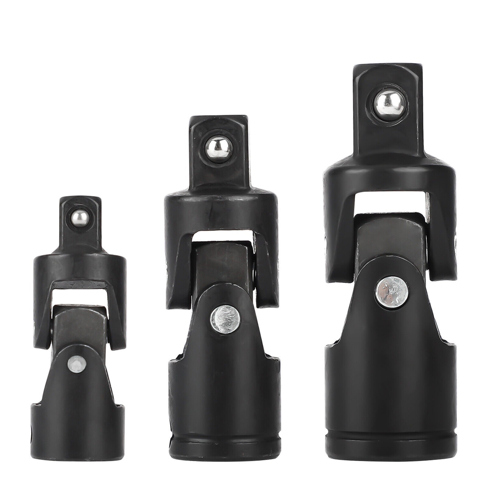 1/4 3/8 1/2in Drive Swivel Impact Universal Joint Socket Set Adapter Tool Set