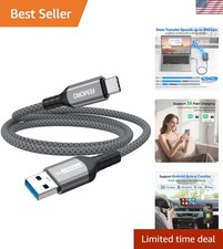 USB C Data Cable 3ft, USB 3.1/3.2 Gen 2 A to Type C 10Gbps High Speed Data Tr...