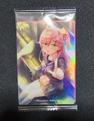 Hololive Sakura Miko Shinomiya Sakura Choco Wafer Card