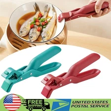 Non-Slip Hot Bowl Gripper – Anti-Scald Tongs for Plates, Pans & Microwave Dishes