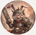 Hayleybug 1/2 oz Rabbit of the Last Stand silver round w/ COA POP 15