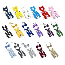 2lots Wide Solid Straight Suspenders Upfitter Hide Suspenders Work Suspenders