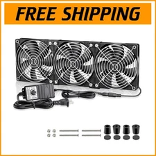 Versatile 3-Fan System with Variable Speed Control for Cabinets & Workstations