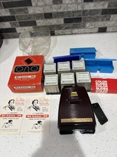 VTG Sawyer's Bi-Lens 35mm slide viewer w/ built-in light in original box/slides