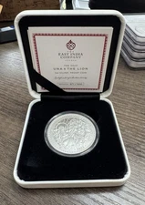 2023 St. Helena 1 oz Silver Una and the Lion Proof Coin with COA and OGP