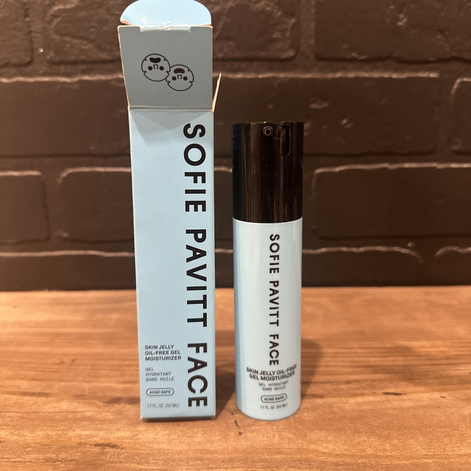 Gel hidratante Sofie Pavitt facial piel gelatina sin aceite 1,7 oz NUEVO cuidado de la piel