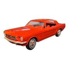 Vintage AMT 1966 Ford Mustang Orange Dealer Promo Car