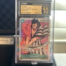 Kin'emon OP01-040 2022 Romance Dawn SR Grade PRISTINE 10. PRE ERRATA