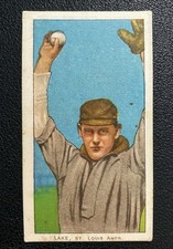 T206 Joe Lake Ball In Hand Polar Bear St Louis Browns Amer *Magnetic Included